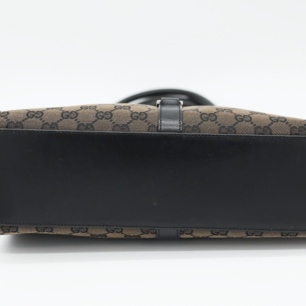 Gucci Structured Jackie Monogram Canvas‎ Handbag - Picture 8 of 14